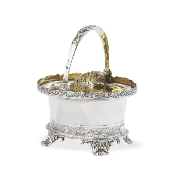 A SILVER BASKET, MOSCOW, 1839