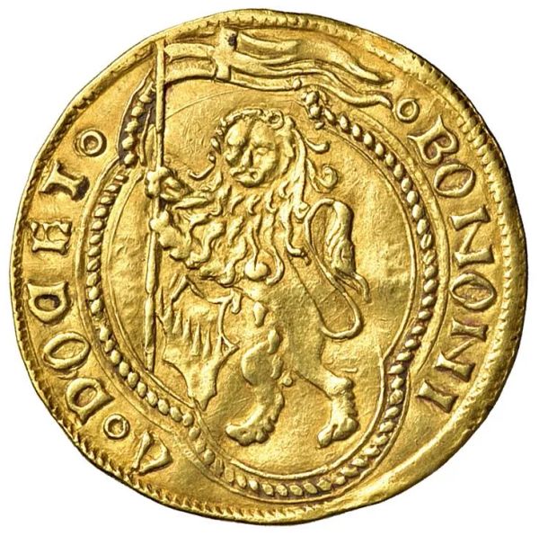      BOLOGNA GIOVANNI II BENTIVOGLIO (1463-1503) DOPPIO BOLOGNINO 