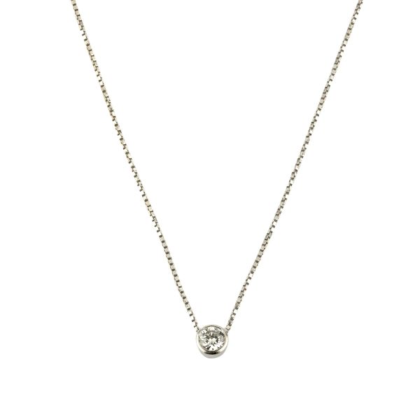 



UNOAERRE DIAMOND NECKLACE IN 18KT WHITE GOLD