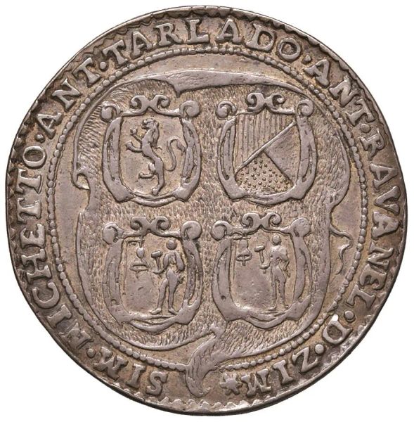      MURANO. SILVESTRO VALIER CIX DOGE (1694-1700) OSELLA 1699 