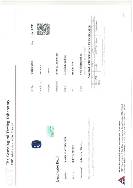 ANELLO CON ZAFFIRO E DIAMANTI