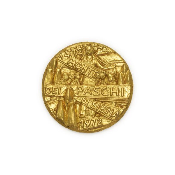 Repubblica Italiana (dal 1946) – Medaglia 1972 per i 500 anni del Monete dei Paschi di Siena