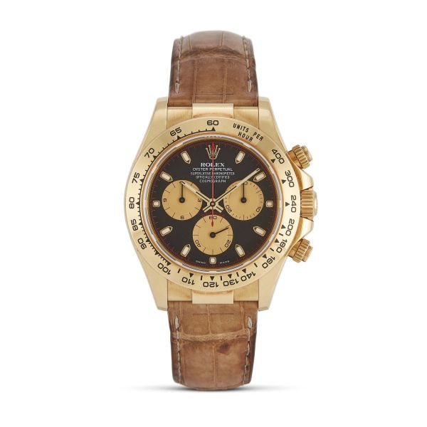 ROLEX DAYTONA REF. 116518 ORO GIALLO N. F4811XX ANNO 2005