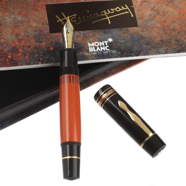 MONTBLANC MEISTERST&Uuml;CK "ERNEST HEMINGWAY" FOUNTAIN PEN, WRITERS LIMITED EDITION N. SE5037/08,  [..]