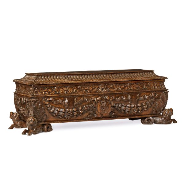 CASSONE, ITALIA CENTRALE, SECOLO XVI