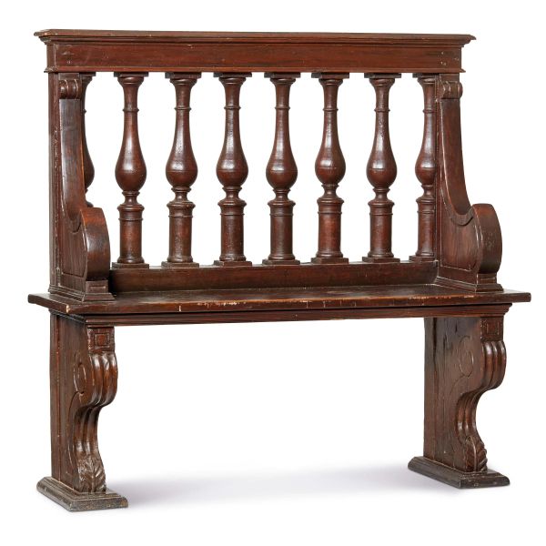 



A SENESE BENCH, 16TH CENTURY