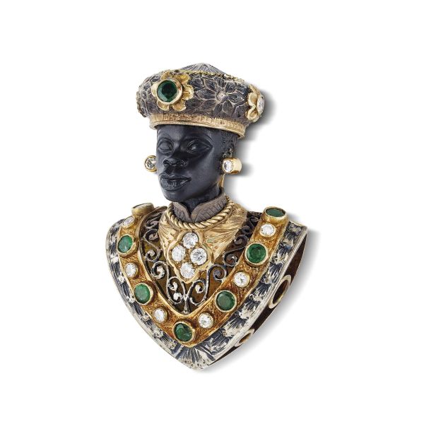 



MISSIAGLIA "MORETTO" BROOCH IN GOLD AND SILVER 