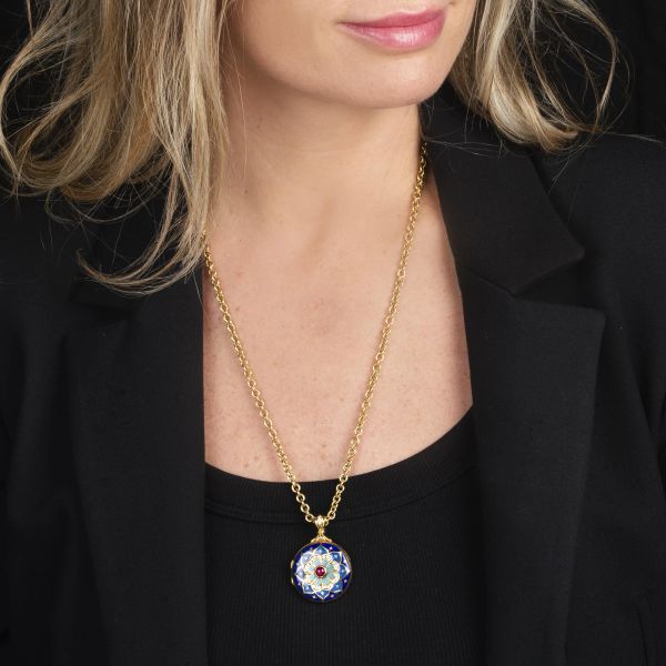 FABERGE' PENDENTE PORTAFOTO CON CATENA