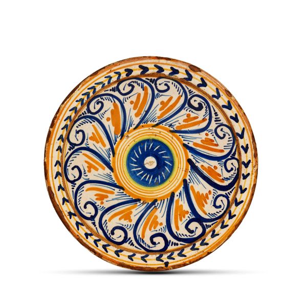 



A DISH, MONTELUPO, CIRCA 1550-1580