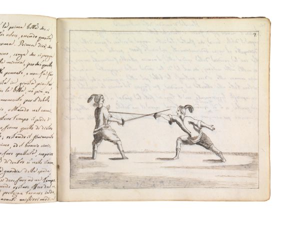(Scherma) BONDI' DI MAZO. La spada maestra. Presso Niccolò Masolini, 1828.
