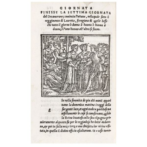 Boccaccio, Giovanni. Il Decamerone. Venezia, Bindoni, 1545.
