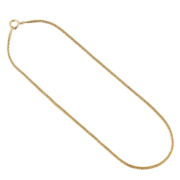 



CHAIN NECKALCE IN 18KT YELLOW GOLD