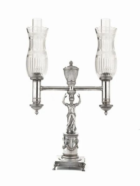 LAMPADA DA TAVOLO, NAPOLI, 1830 CIRCA