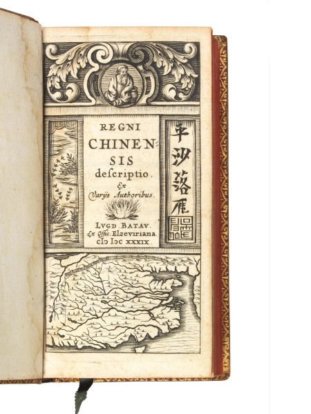 (Elzevier - Cina) TRIGAULT, Nicolas. Regni Chinensis descriptio ex varijs authoribus. Lugd. Batau., ex offic. Elzeviriana, 1639.