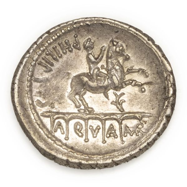 Marcia - Denario L. Marcius Philippus (56 a.C.) - Zecca: Roma