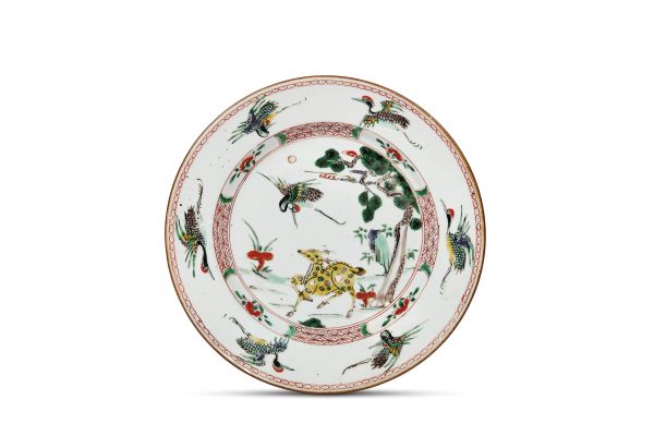 A PLATE, CHINA, QING DYNASTY, 18TH CENTURY, KANGXI PERIOD