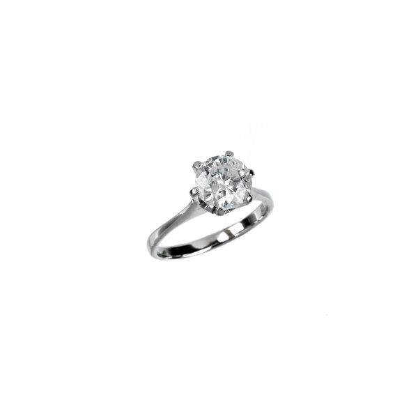 



SOLITAIRE DIAMOND RING IN 18KT WHITE GOLD 