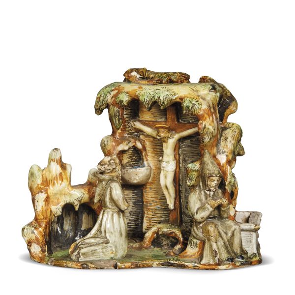 PICCOLO ALTARE DEVOZIONALE, URBINO, BOTTEGA PATANAZZI, 1570 CIRCA