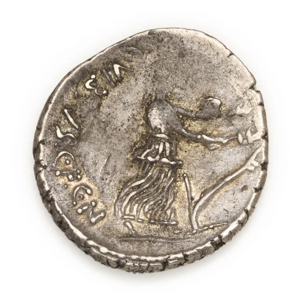 Vibia - Denario C. Vibius C.f. C.n. Pansa Caetronianus (48 a.C.) - Zecca: Roma