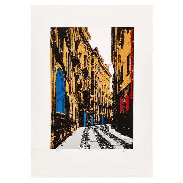 CARTELLA DI SEI SERIGRAFIE TEMA TORINO 1925 - 1975