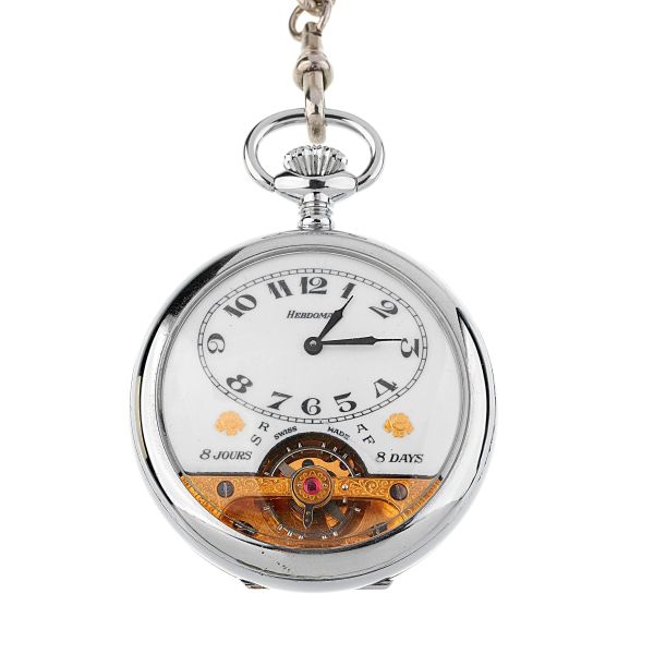 



HEBDOMAS 8 JOURS METAL POCKET WATCH