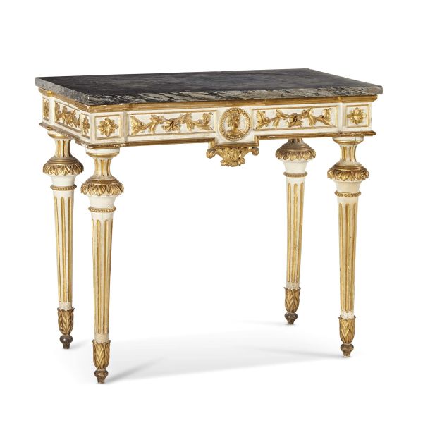 A TUSCAN CONSOLE TABLE, LATE 18TH CENTURY