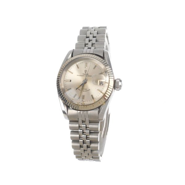 TUDOR PRINCESS OYSTERDATE STAINLESS STEEL WRISTWATCH