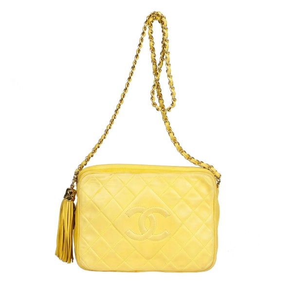 Chanel - CHANEL CAMERA BAG WITH TASSEL