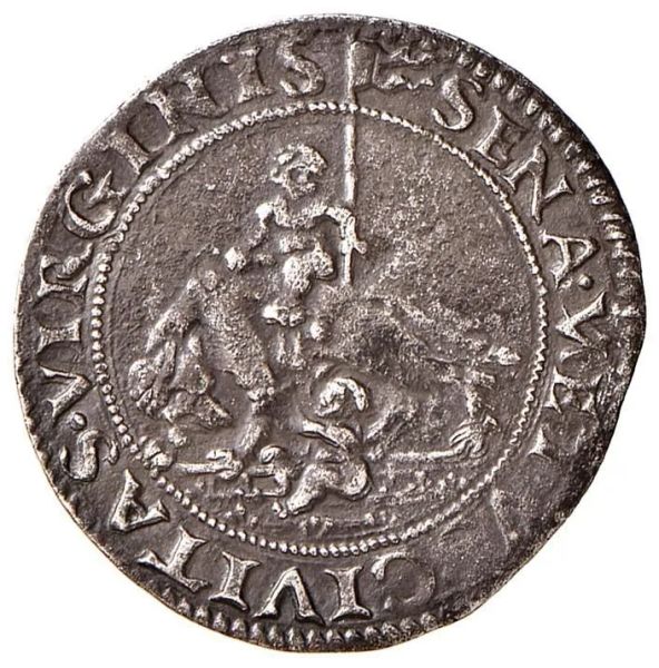 SIENA REPUBBLICA (1404 &ndash; 1555), GROSSO DELLA LUPA DA 7 SOLDI (1510-1511)