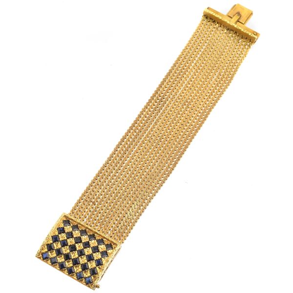 BAND BRACELET IN 18KT YELLOW GOLD