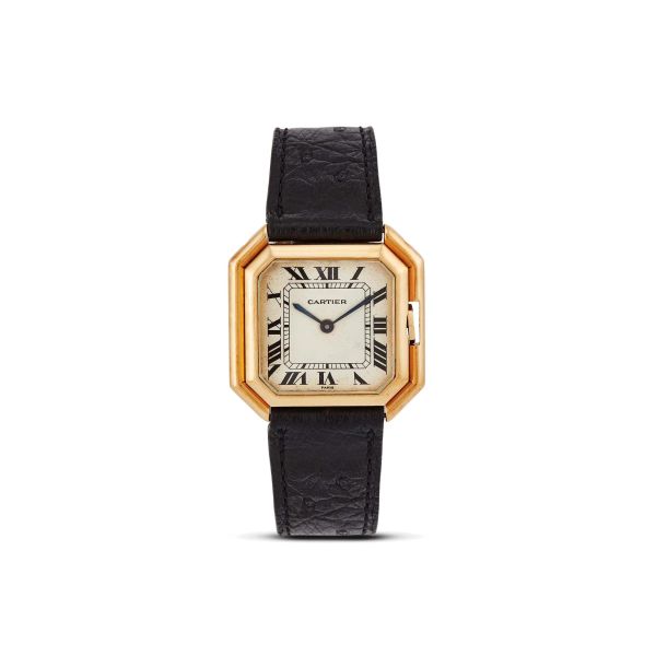 CARTIER PARIS CEINTURE JUMBO XL YELLOW GOLD WRISTWATCH