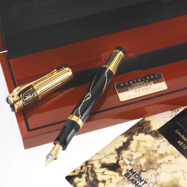 Montblanc - MONTBLANC &quot;HOMMAGE A ALEXANDER THE GREAT&quot; PATRON OF ART LIMITED EDITION N. 2359/4810 FOUNTAIN PEN, 1998