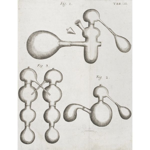 Vigani, Giovanni Francesco. Medulla Chymiae, variis experimentis aucta. Londra, Faithorne e Kersey, 1685.