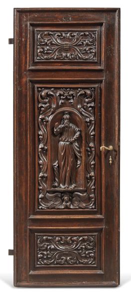 TWO NORTHERN ITALY DOORS  ,   17TH CENTURY