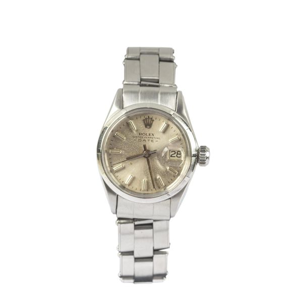 Rolex - 



ROLEX DATE LADY REF. 6519 STAINLESS STEEL WRISTWATCH N. 19404XX, 1968