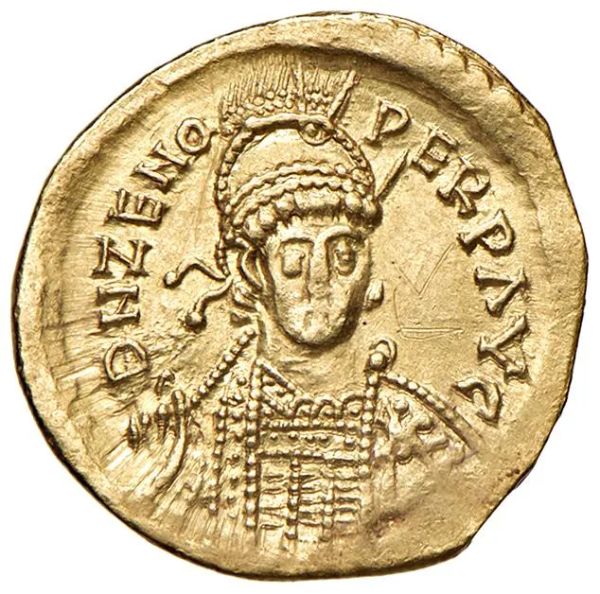 ERULI. ODOACRE (476-493) A NOME DI ZENO (474-491). ZECCA INCERTA ITALIANA. SOLIDO