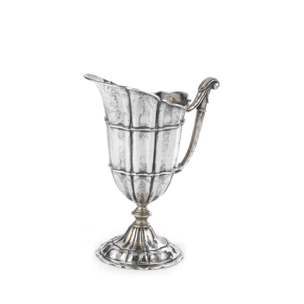 A SILVER EWER, 20TH CENTURY