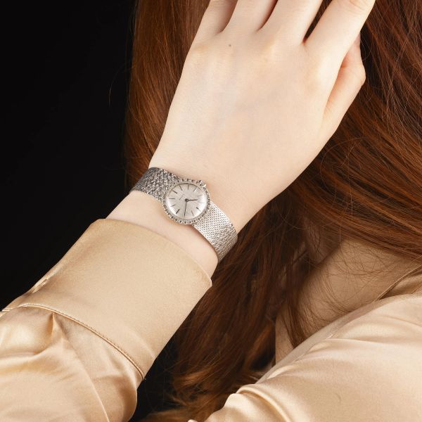 ZENITH OROLOGIO DA DONNA IN ORO BIANCO CON DIAMANTI