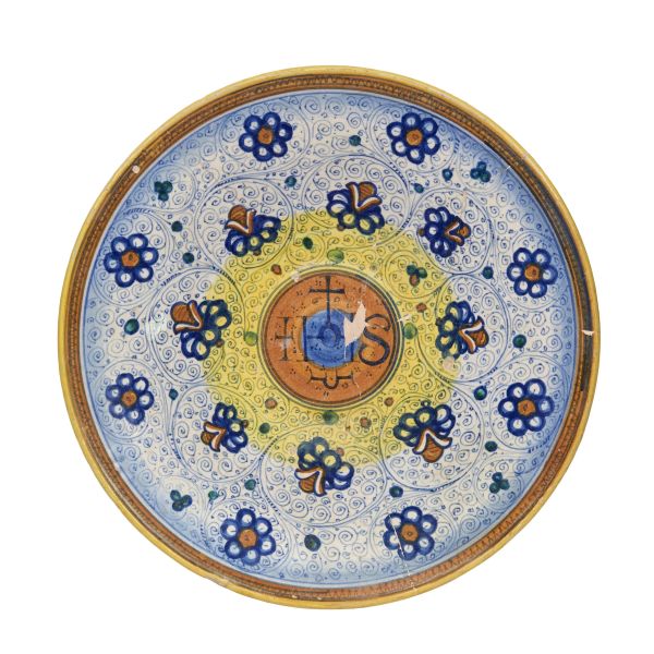 A PLATE, FAENZA, EARLY 16TH CENTURY