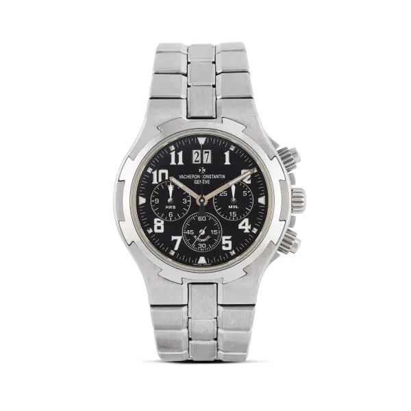 Vacheron Constantin - 



VACHERON OVERSEAS CHRONO REF. 49140 BIG DATE N. 7615XX STAINLESS STEEL WRISTWATCH