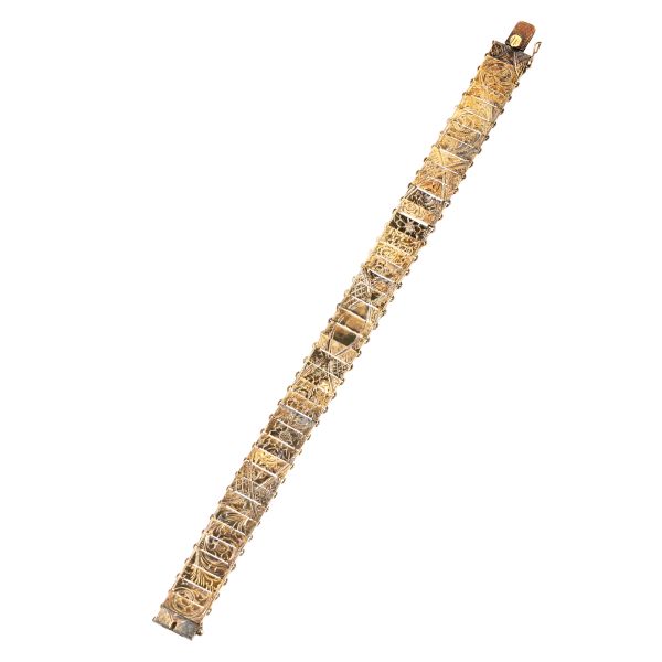 BAND BRACELET IN 18KT YELLOW GOLD