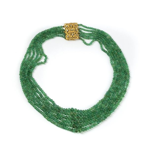 



COLLANA MULTIFILO CON SMERALDI
