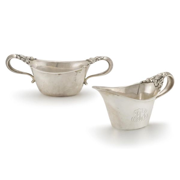 TIFFANY &CO, LATTIERA E ZUCCHERIERA, INIZI SECOLO XX