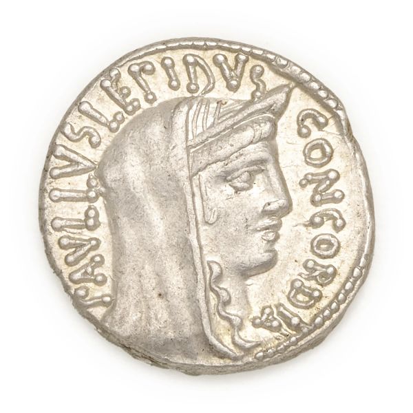 



Aemila - Denario L. Aemilius Lepidus Paullus (62 a.C.) - Zecca: Roma