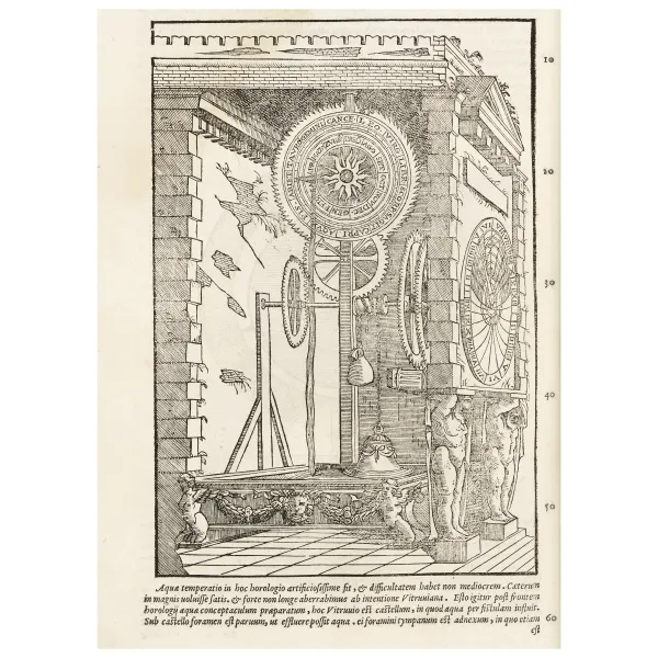 



First Latin edition with the important commentary by Daniele Barbaro