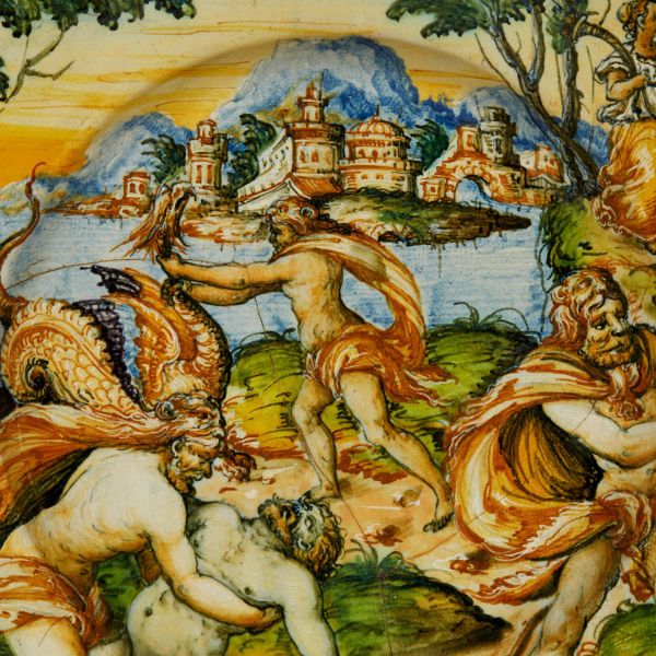 GRANDE PIATTO, VENEZIA, BOTTEGA DI MASTRO DOMENICO, 1570 CIRCA
