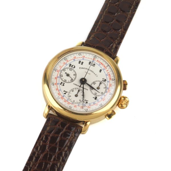 EBERHARD &amp; CO. GOLD PLATED SILVER CHRONOGRAPH REF. 2287