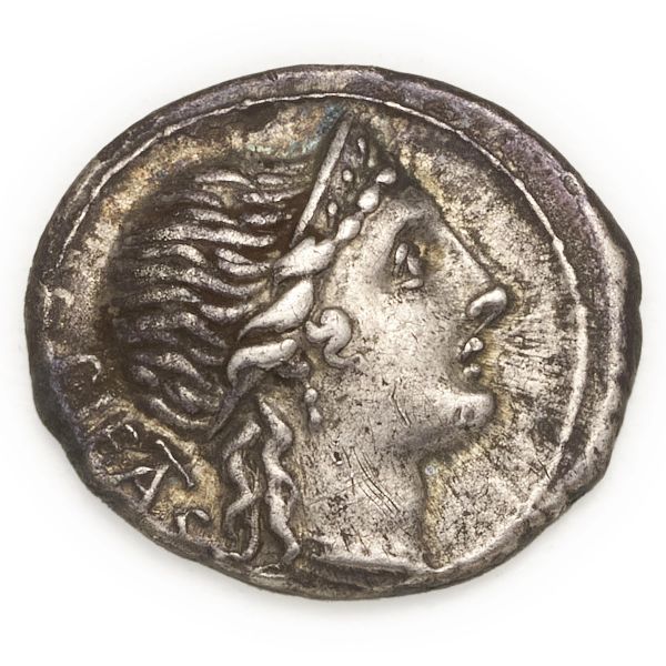 



Herennia - Denario M. Herennius (108-107 a. C.) - Zecca: Roma