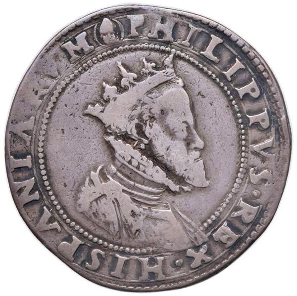 MILANO. FILIPPO II (1556-1598) MEZZO SCUDO
