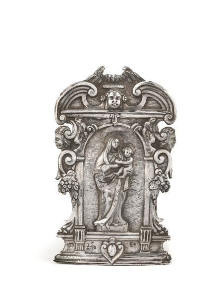      PACE DA ALTARE, MESSINA, ARGENTIERE PROBABILMENTE VITO BLANDINO, 1770 CIRCA 
